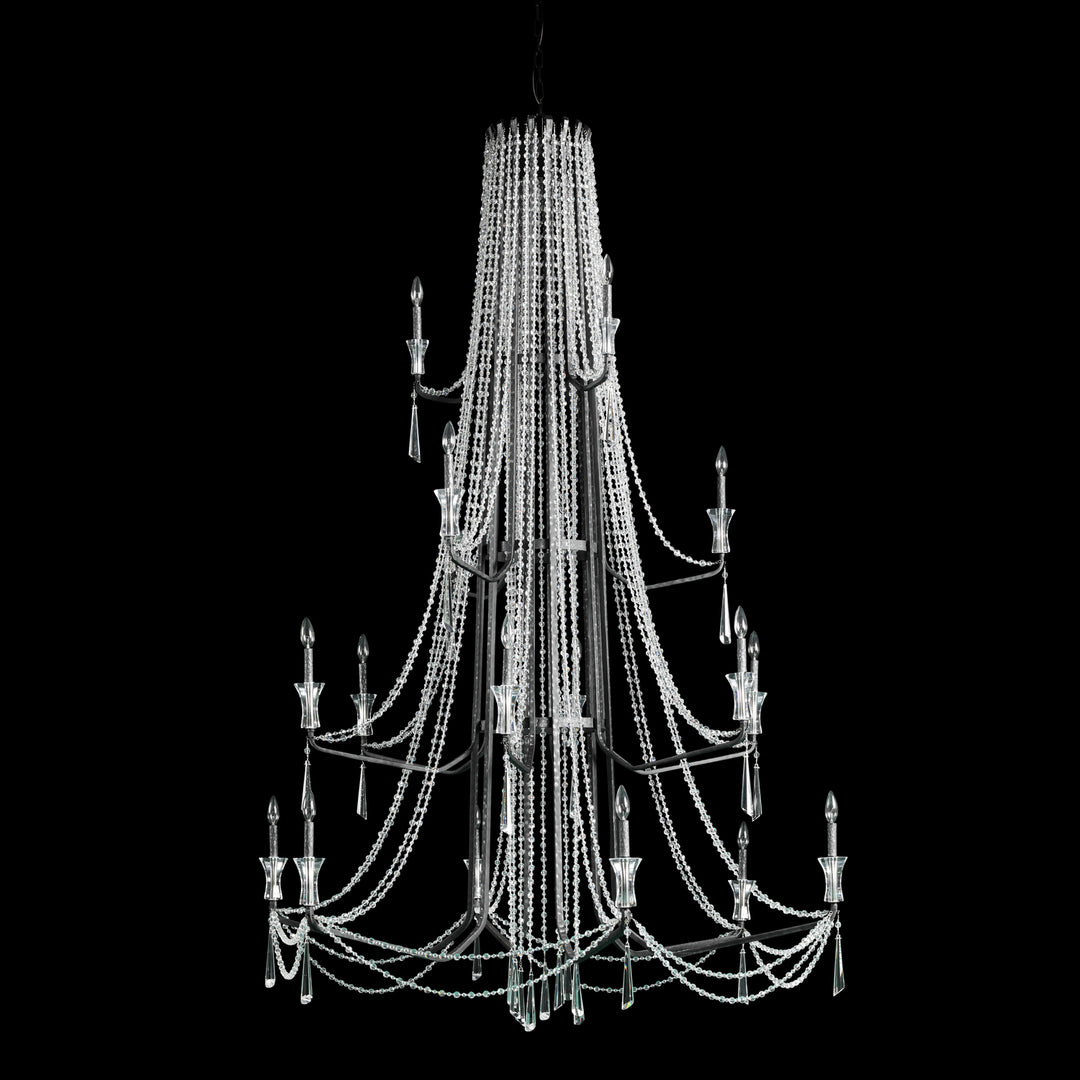 Varaluz Barcelona 270C18OX Chandelier Light - Onyx