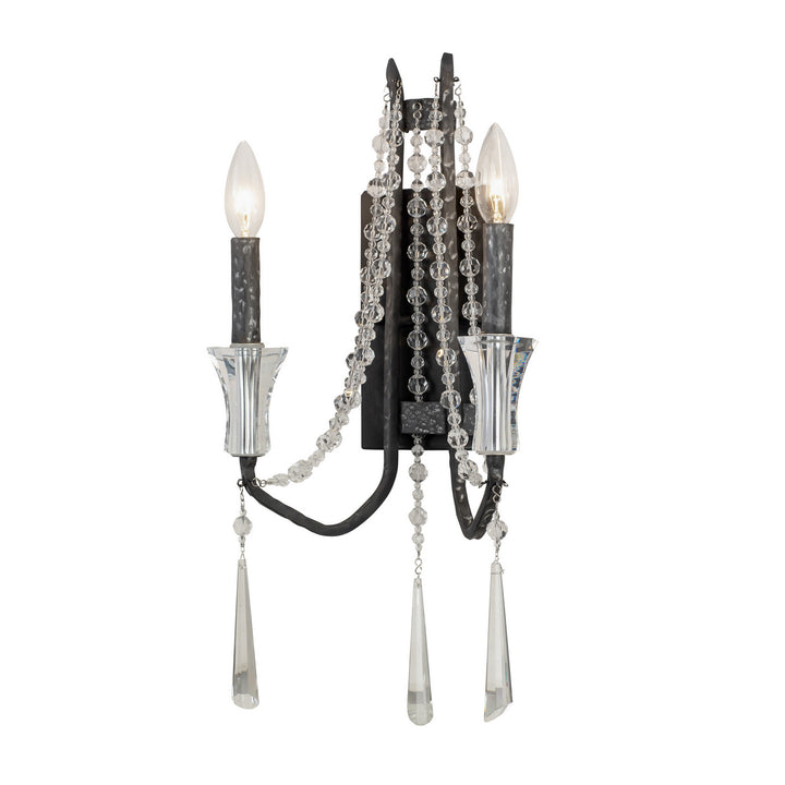 Varaluz Barcelona 270W02OX Wall Sconce Light - Onyx