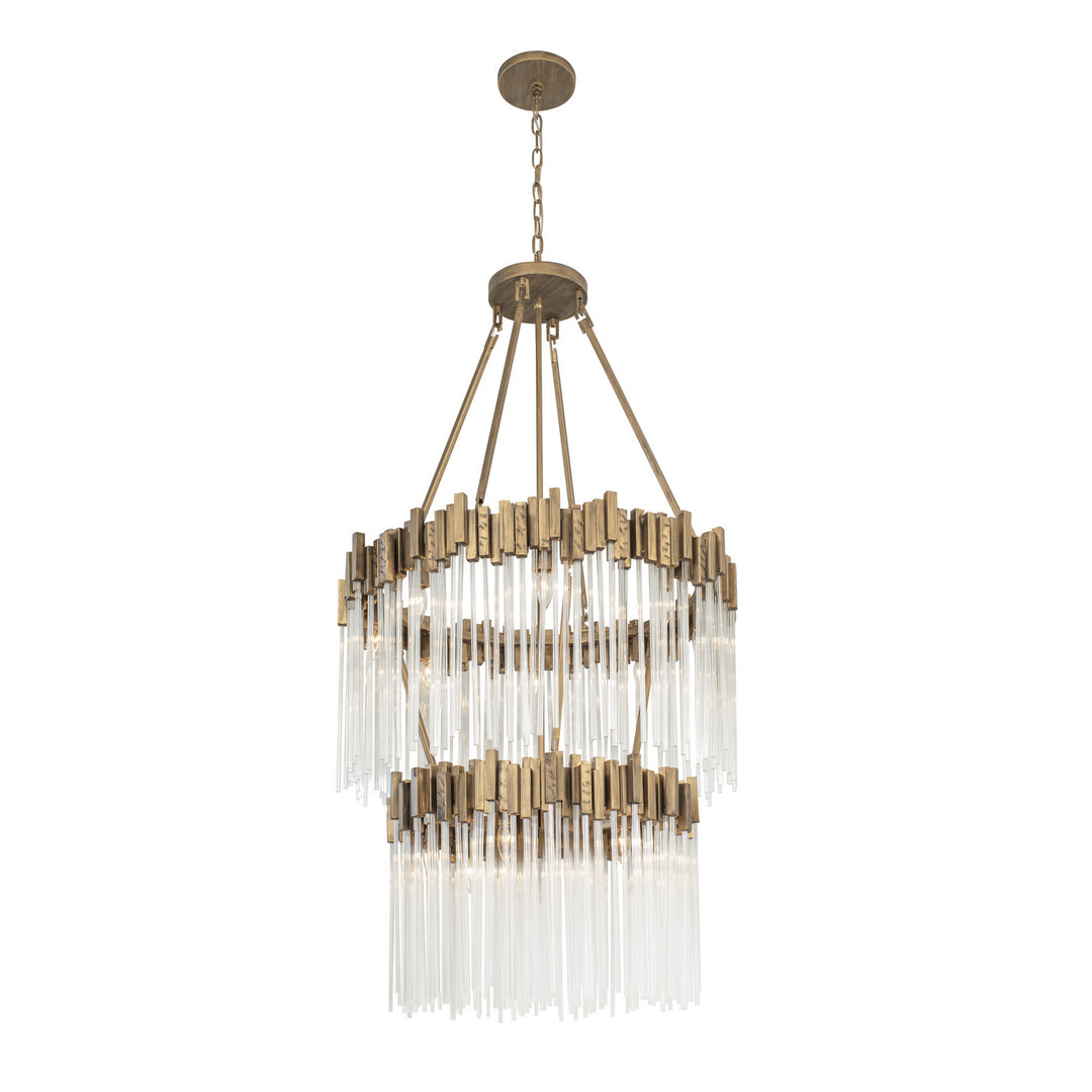 Varaluz Matrix 309C14HG Chandelier Light - Havana Gold