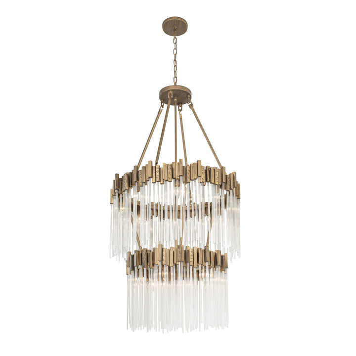 Varaluz Matrix 309C14HG Chandelier Light - Havana Gold