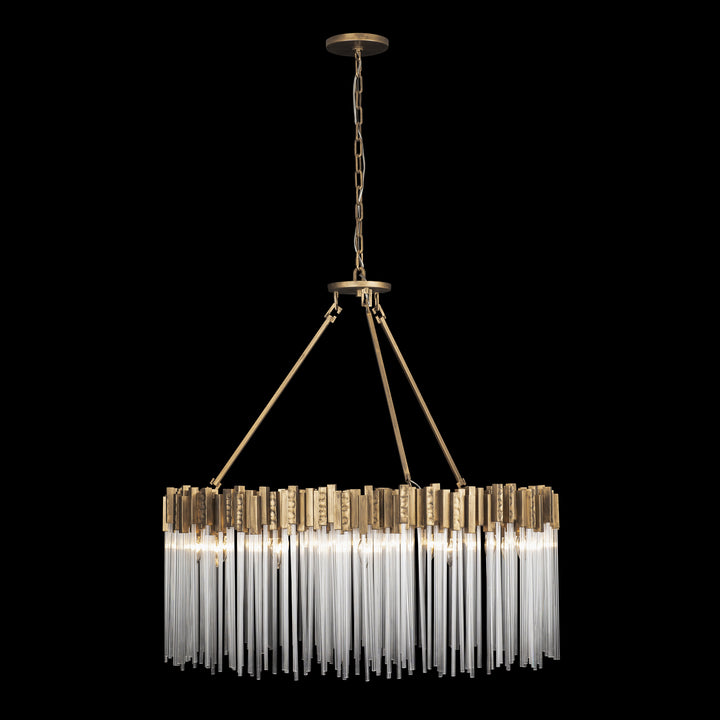 Varaluz Matrix 309P12HG Chandelier Light - Havana Gold