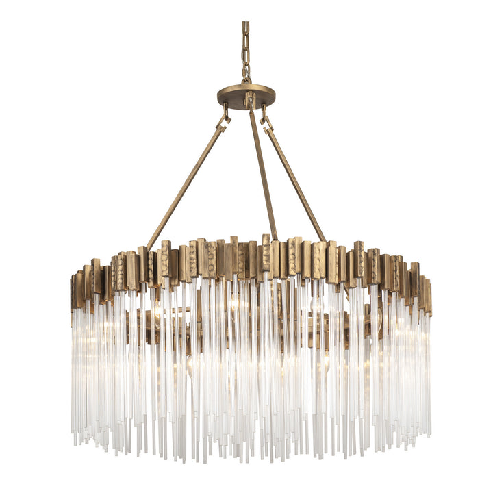 Varaluz Matrix 309P12HG Chandelier Light - Havana Gold