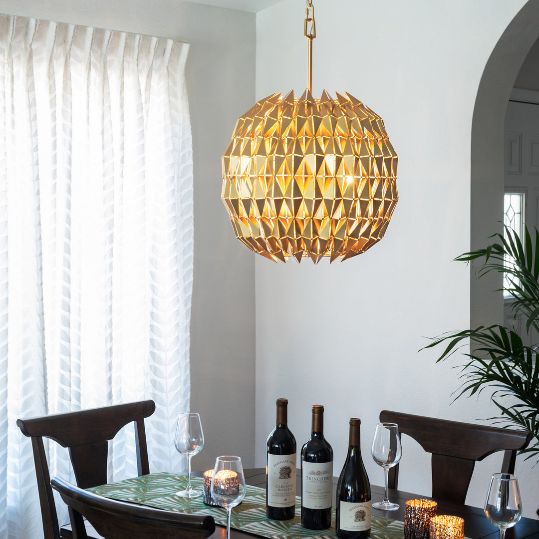 Varaluz Forever 342P03FG Pendant Light - French Gold