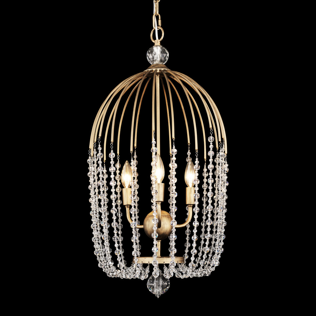 Varaluz Voliere 343F03HG Chandelier Light - Havana Gold