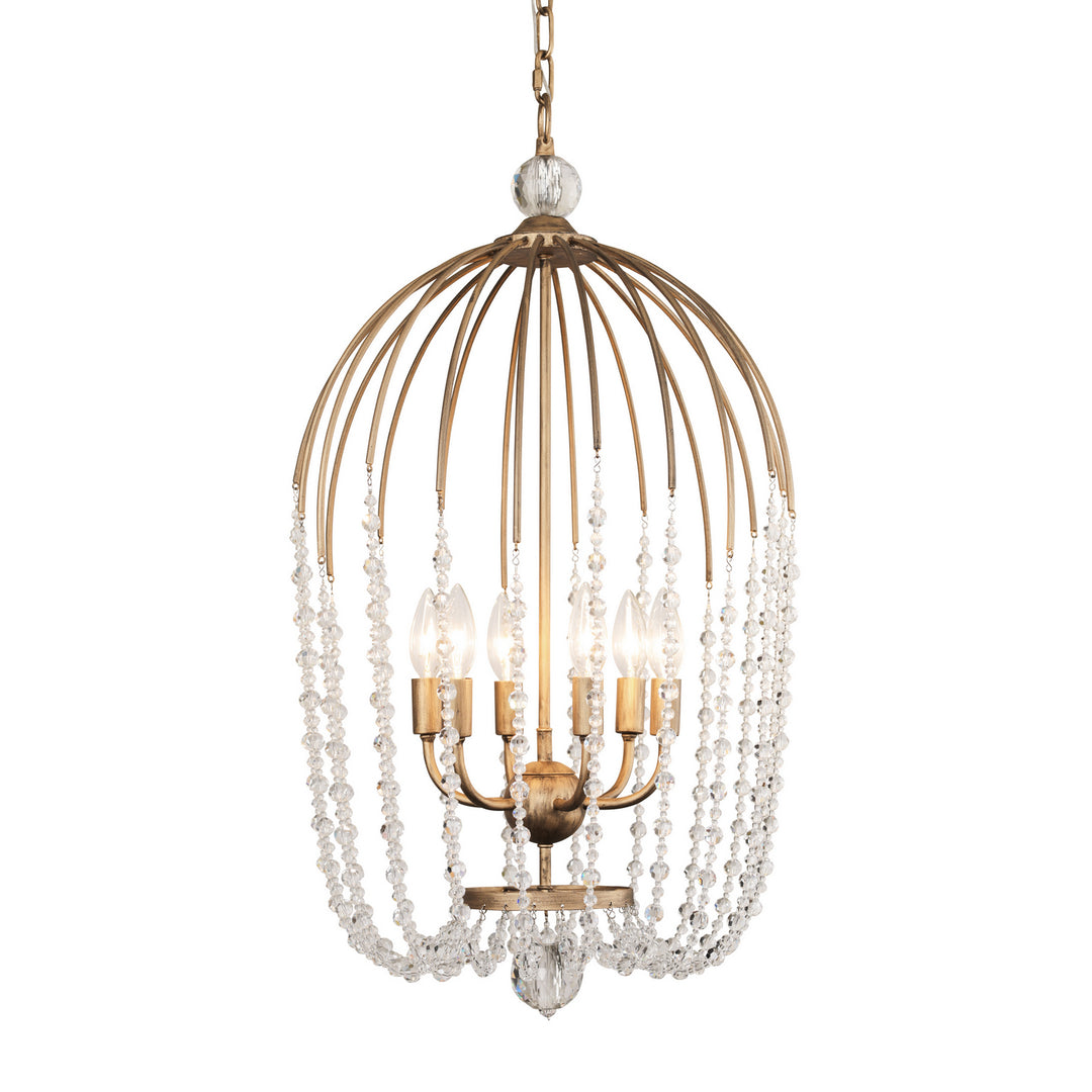 Varaluz Voliere 343F06HG Chandelier Light - Havana Gold