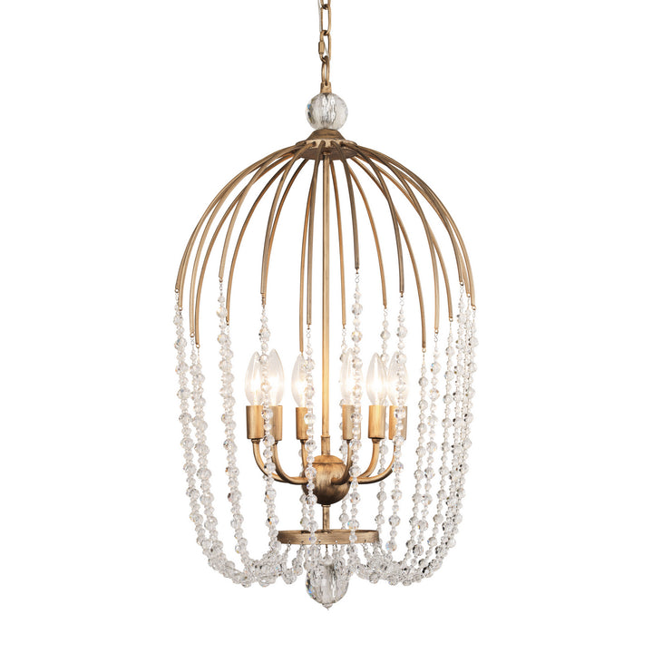 Varaluz Voliere 343F06HG Chandelier Light - Havana Gold
