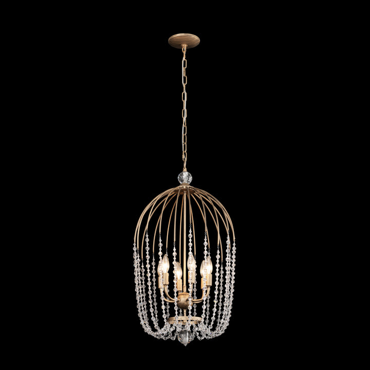 Varaluz Voliere 343F06HG Chandelier Light - Havana Gold