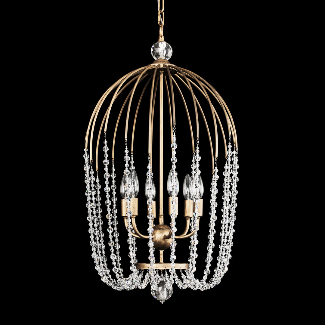 Varaluz Voliere 343F06HG Chandelier Light - Havana Gold