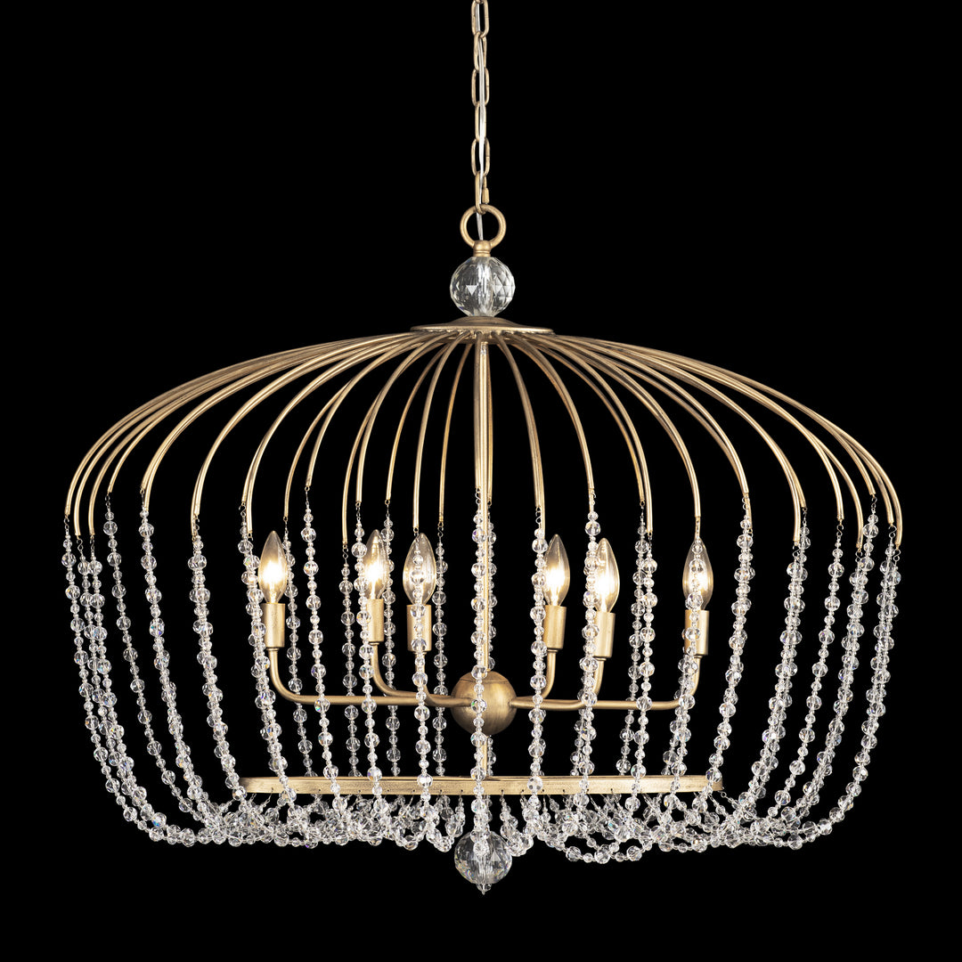 Varaluz Voliere 343N06HG Chandelier Light - Havana Gold