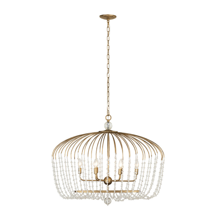 Varaluz Voliere 343N06HG Chandelier Light - Havana Gold