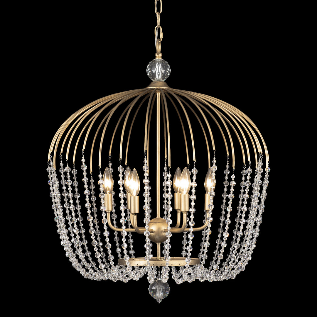 Varaluz Voliere 343P06HG Chandelier Light - Havana Gold