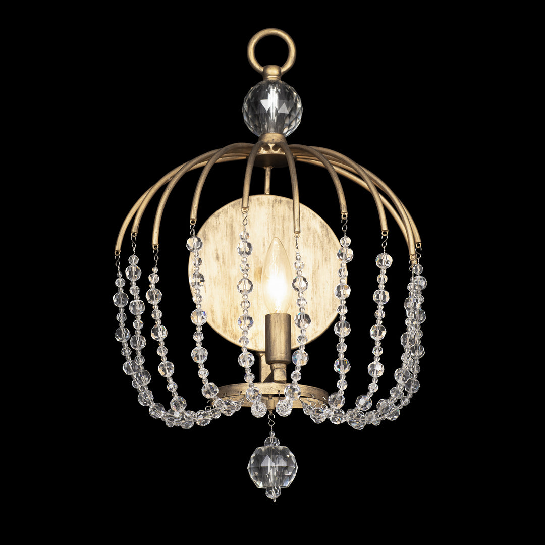 Varaluz Voliere 343W01HG Wall Sconce Light - Havana Gold