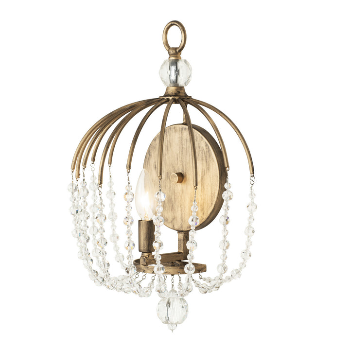 Varaluz Voliere 343W01HG Wall Sconce Light - Havana Gold