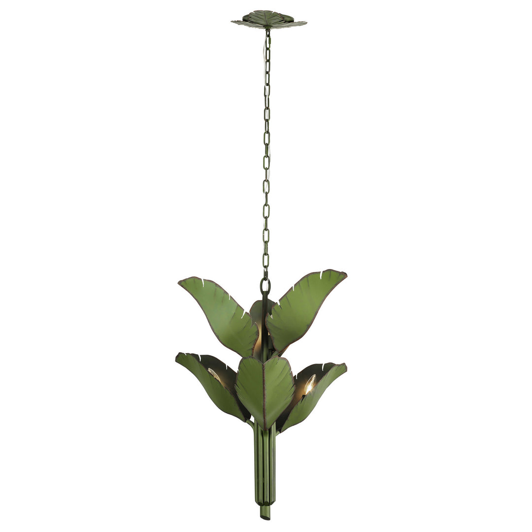 Varaluz Banana Leaf 901C06 Chandelier Light - Banana Leaf
