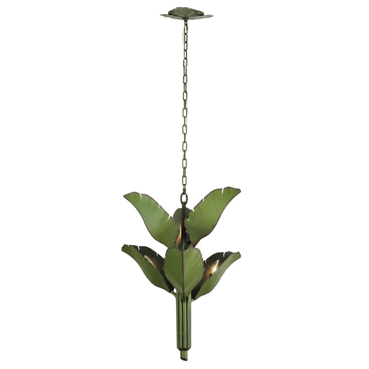 Varaluz Banana Leaf 901C06 Chandelier Light - Banana Leaf