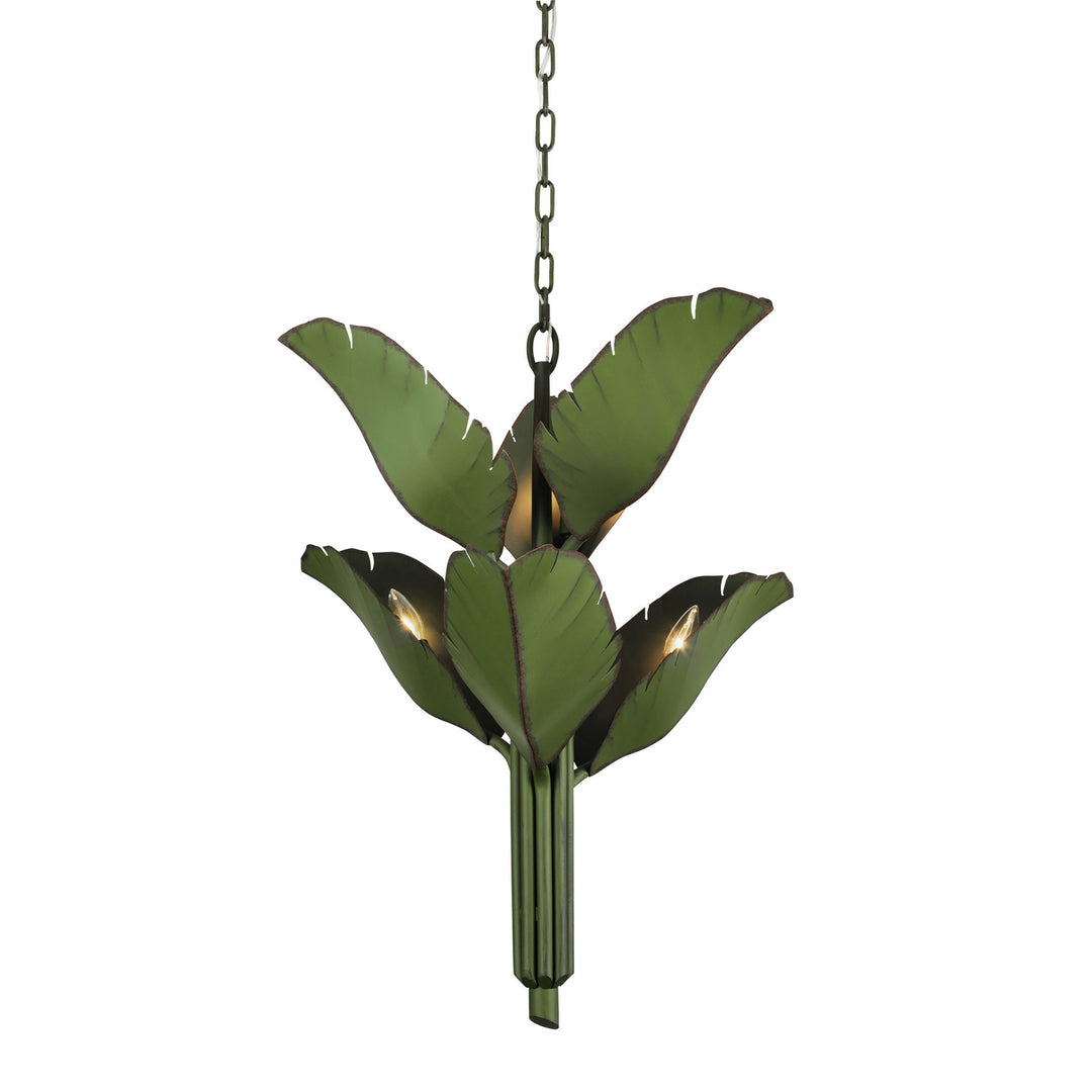 Varaluz Banana Leaf 901C06 Chandelier Light - Banana Leaf