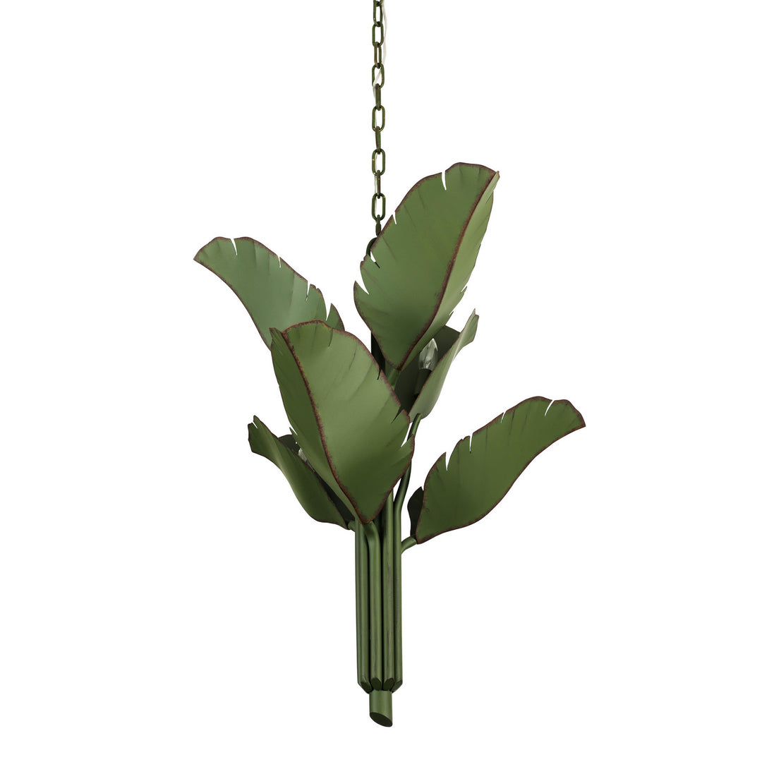 Varaluz Banana Leaf 901C06 Chandelier Light - Banana Leaf
