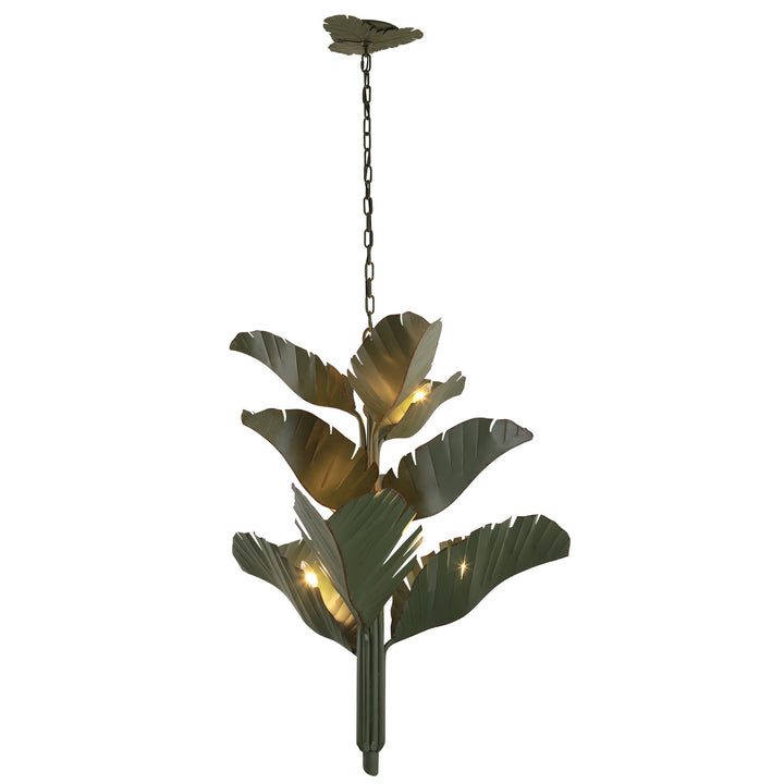 Varaluz Banana Leaf 901C09 Chandelier Light - Banana Leaf