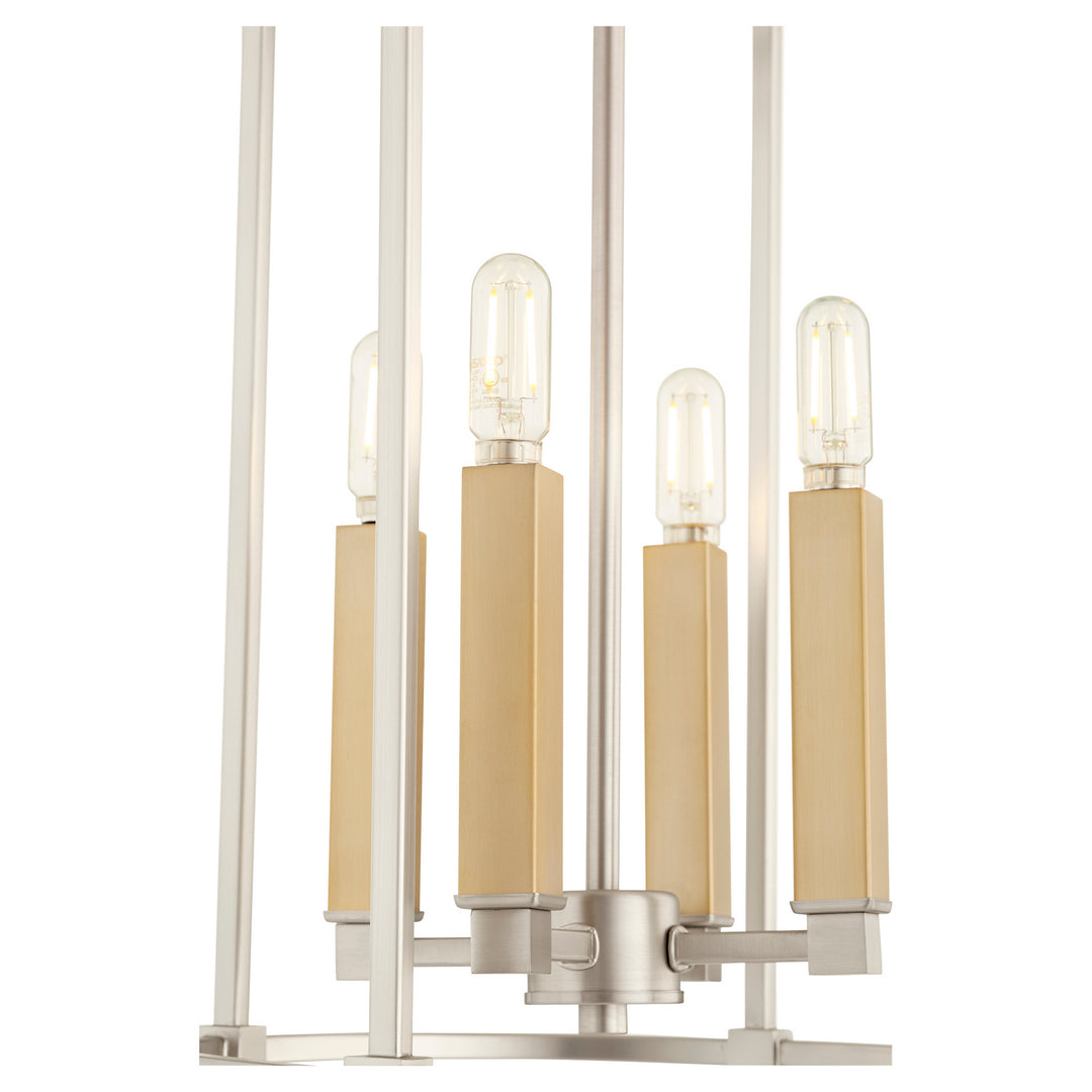 Quorum Olympus 686-4-65 Pendant Light - Satin Nickel