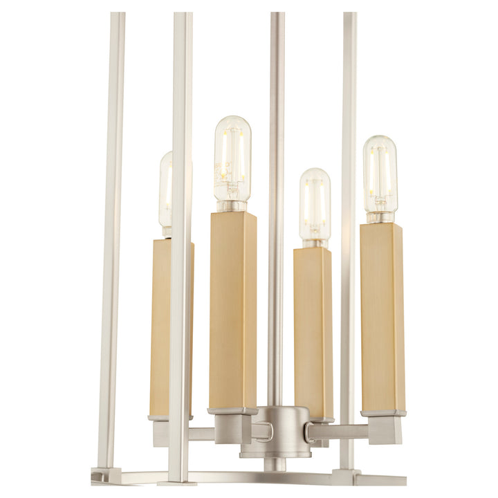 Quorum Olympus 686-4-65 Pendant Light - Satin Nickel