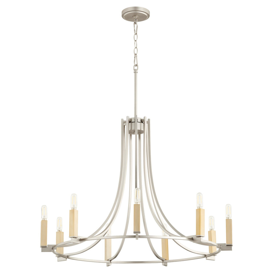 Quorum Olympus 696-9-65 Chandelier Light - Satin Nickel