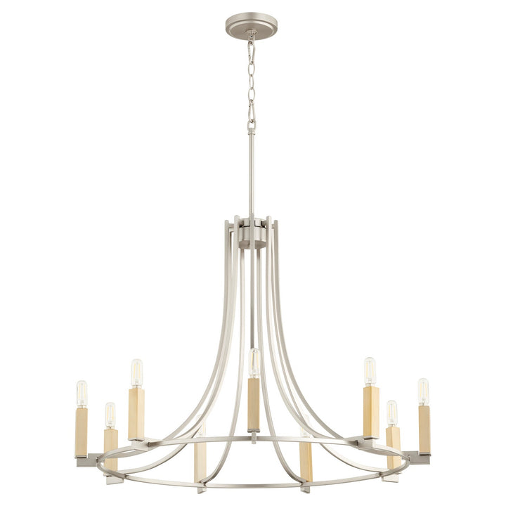 Quorum Olympus 696-9-65 Chandelier Light - Satin Nickel