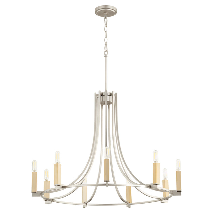 Quorum Olympus 696-9-65 Chandelier Light - Satin Nickel