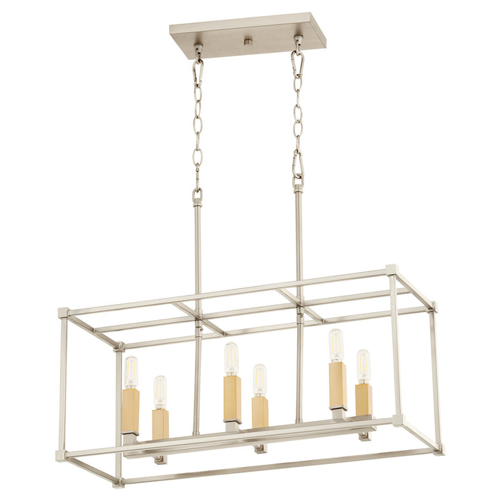 Quorum Olympus 656-6-65 Pendant Light - Satin Nickel
