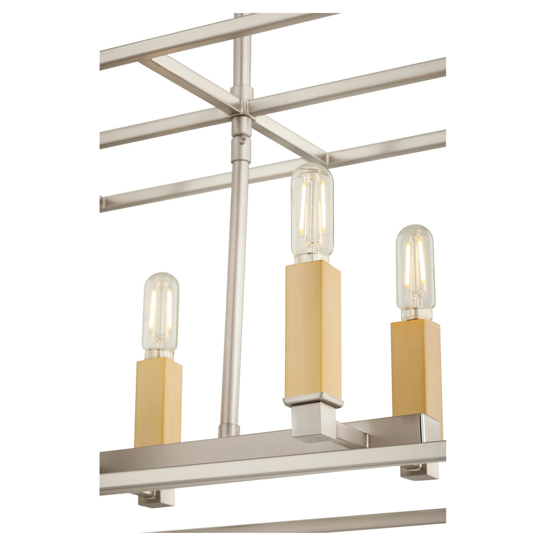 Quorum Olympus 656-6-65 Pendant Light - Satin Nickel