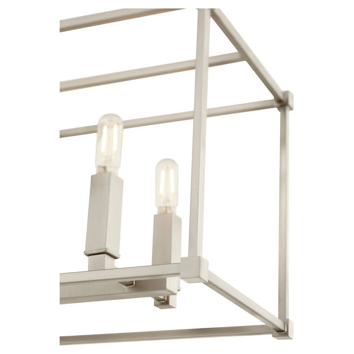 Quorum Olympus 656-8-65 Pendant Light - Satin Nickel