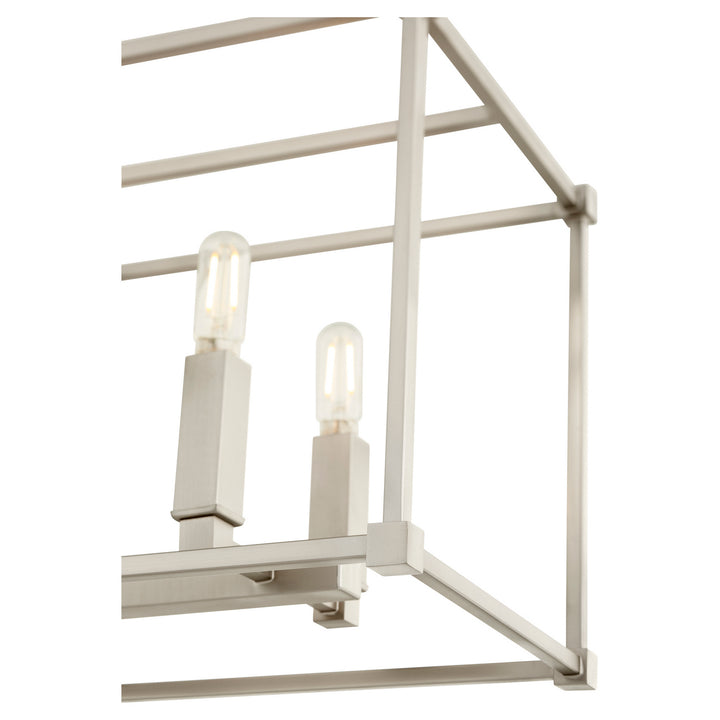Quorum Olympus 656-8-65 Pendant Light - Satin Nickel