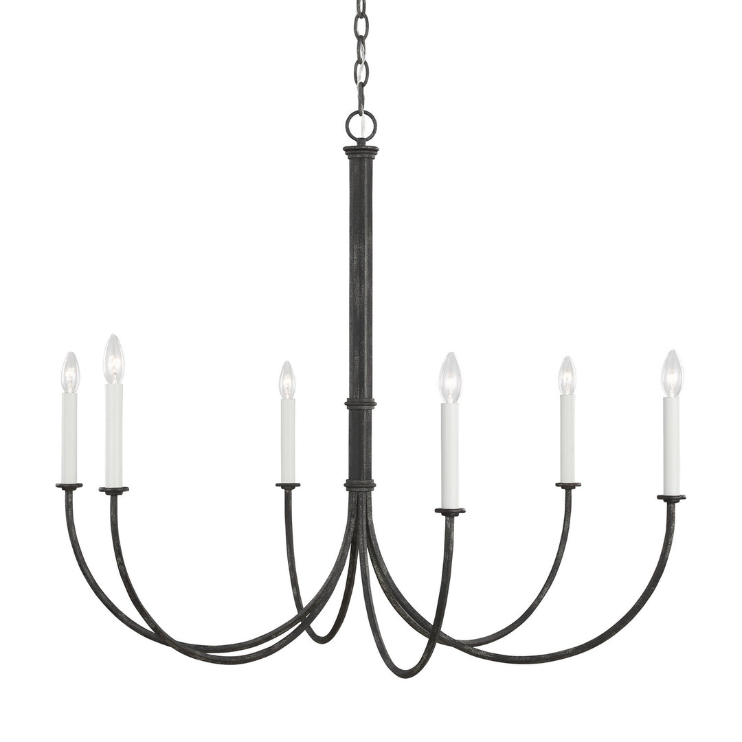 Visual Comfort Studio Champlain CC1156IO Chandelier Light - Iron Oxide