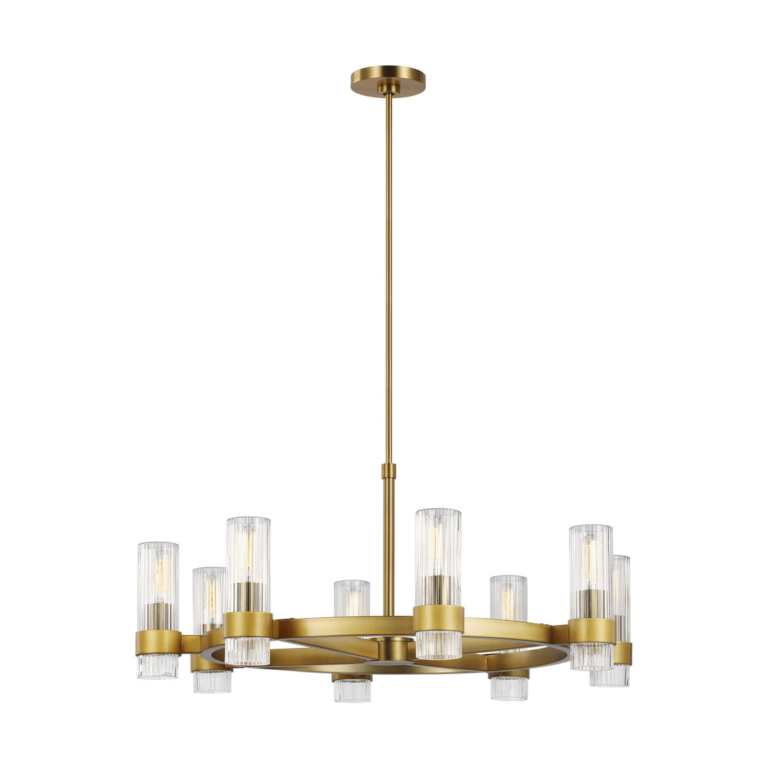 Visual Comfort Studio Geneva CC1378BBS Chandelier Light - Burnished Brass