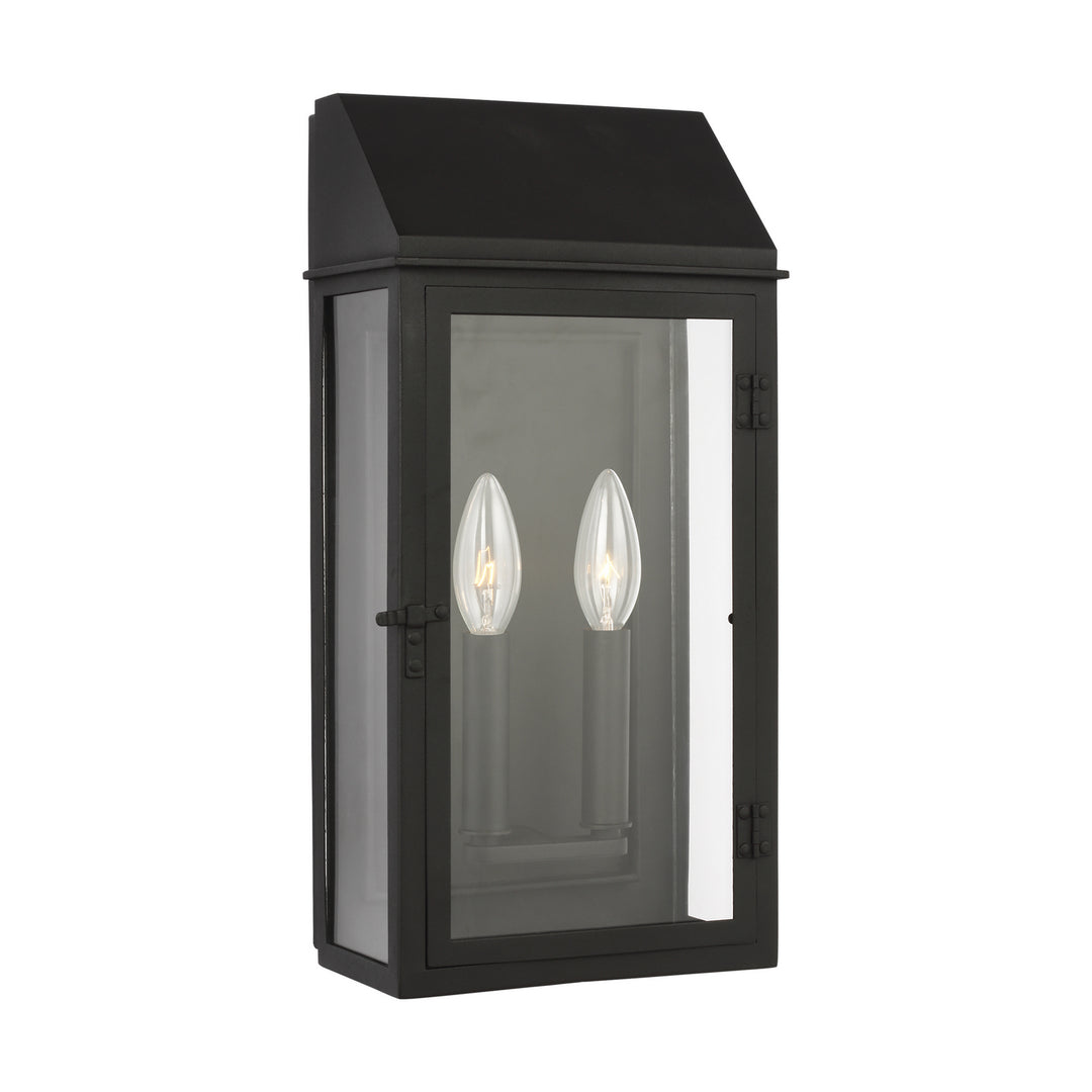 Visual Comfort Studio CO1262TXB Hingham Two Light Outdoor Wall Lantern Outdoor Black