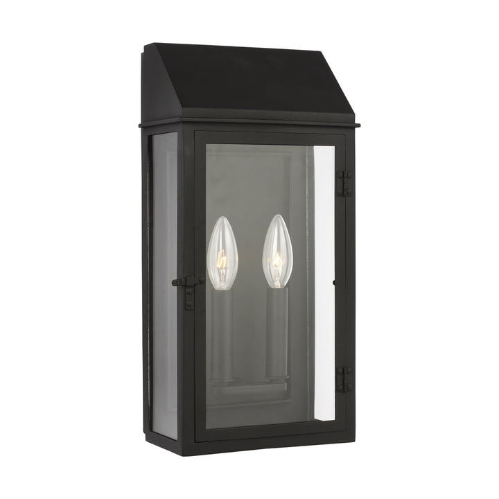 Visual Comfort Studio CO1262TXB Hingham Two Light Outdoor Wall Lantern Outdoor Black