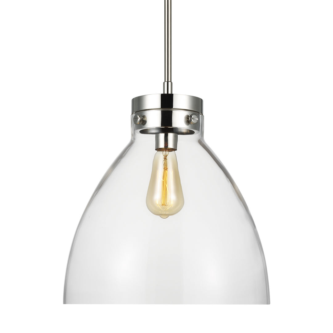 Visual Comfort Studio Garrett CP1121PN Pendant Light - Polished Nickel