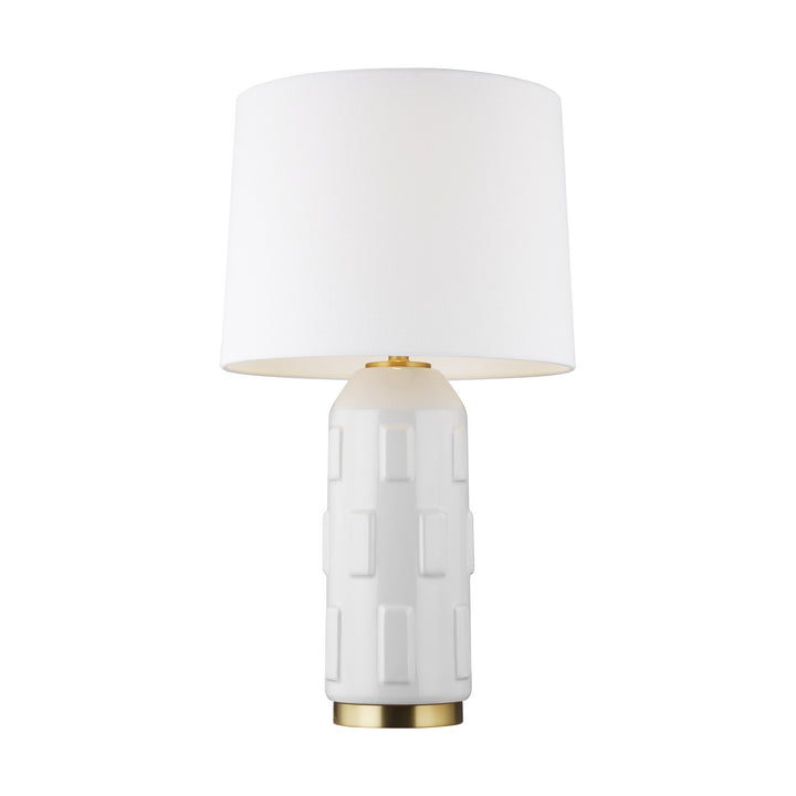 Visual Comfort Studio CT1071ARC1 Morada One Light Table Lamp Lamp White