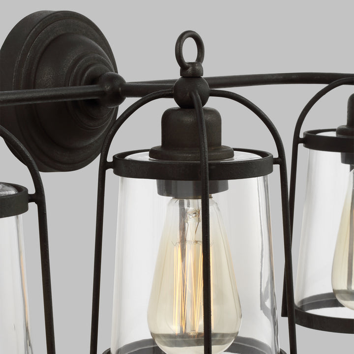 Visual Comfort Studio Stonington CV1003SMS Bath Vanity Light 24 in. wide - Smith Steel