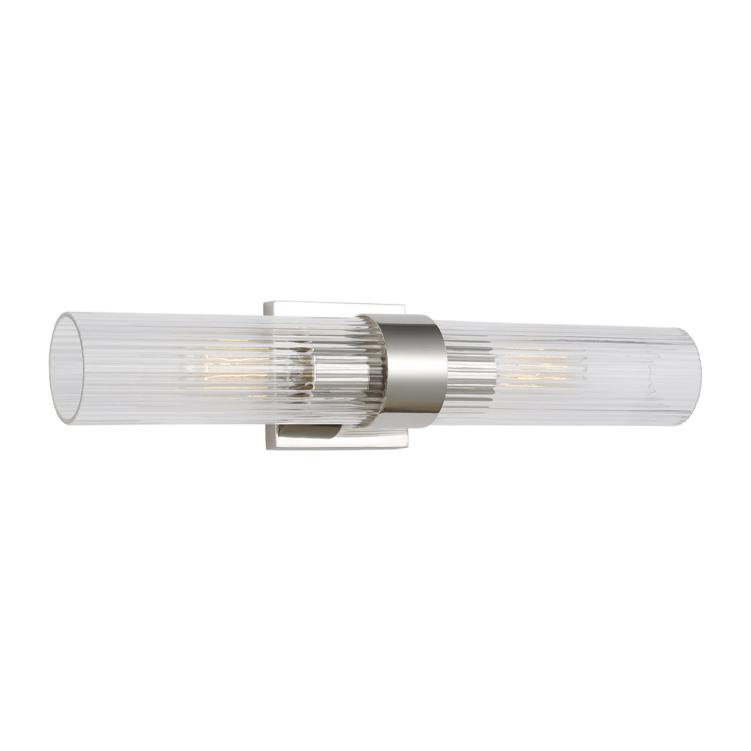 Visual Comfort Studio Geneva CV1022PN Bath Vanity Light 5 in. wide - Polished Nickel