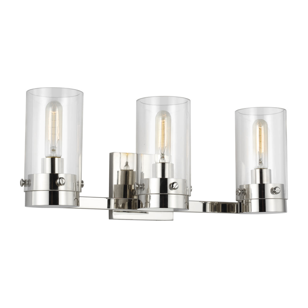 Visual Comfort Studio Garrett CW1003PN Bath Vanity Light 22 in. wide - Polished Nickel