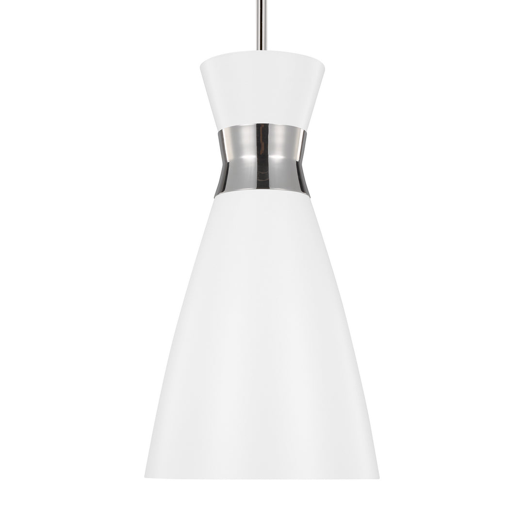 Visual Comfort Studio Heath EP1221MWTPN Pendant Light - Polished Nickel