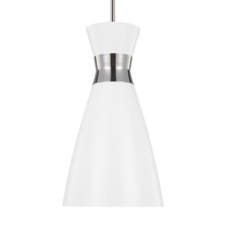 Visual Comfort Studio Heath EP1221MWTPN Pendant Light - Polished Nickel