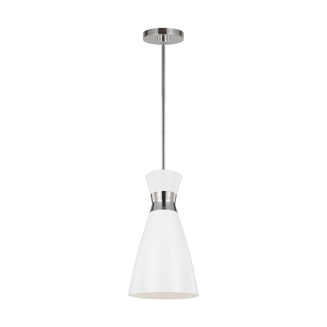 Visual Comfort Studio Heath EP1221MWTPN Pendant Light - Polished Nickel