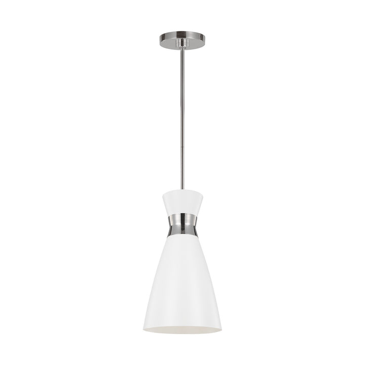 Visual Comfort Studio Heath EP1221MWTPN Pendant Light - Polished Nickel