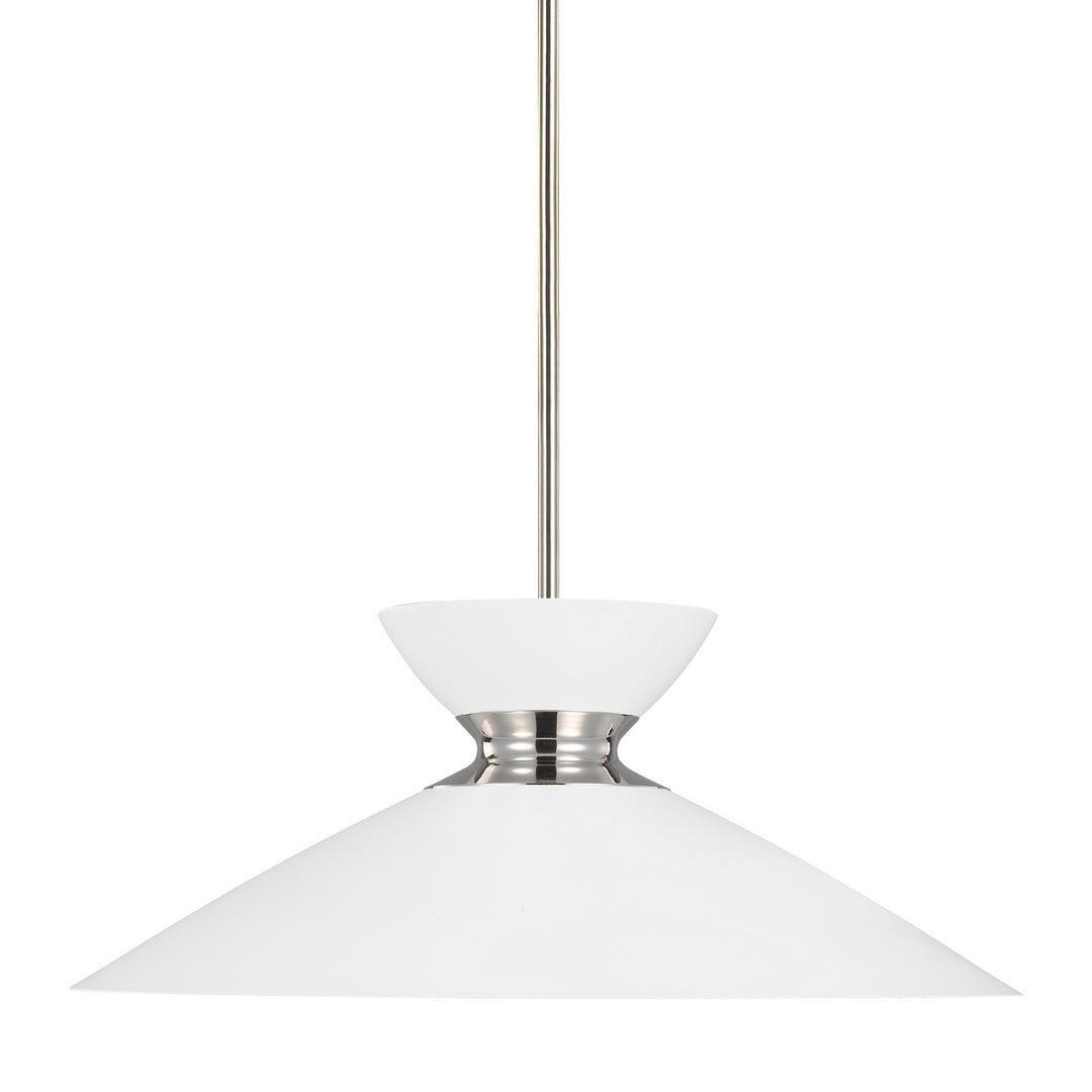Visual Comfort Studio Heath EP1231MWTPN Pendant Light - Polished Nickel