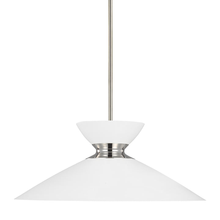 Visual Comfort Studio Heath EP1231MWTPN Pendant Light - Polished Nickel