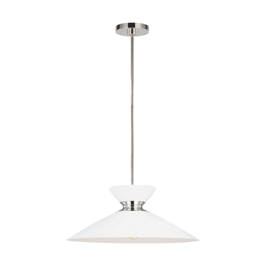 Visual Comfort Studio Heath EP1231MWTPN Pendant Light - Polished Nickel