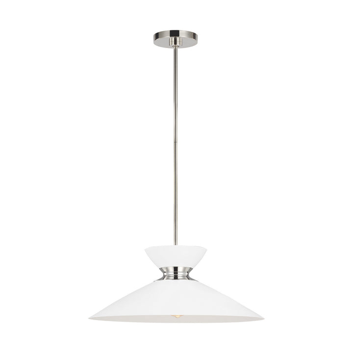 Visual Comfort Studio Heath EP1231MWTPN Pendant Light - Polished Nickel