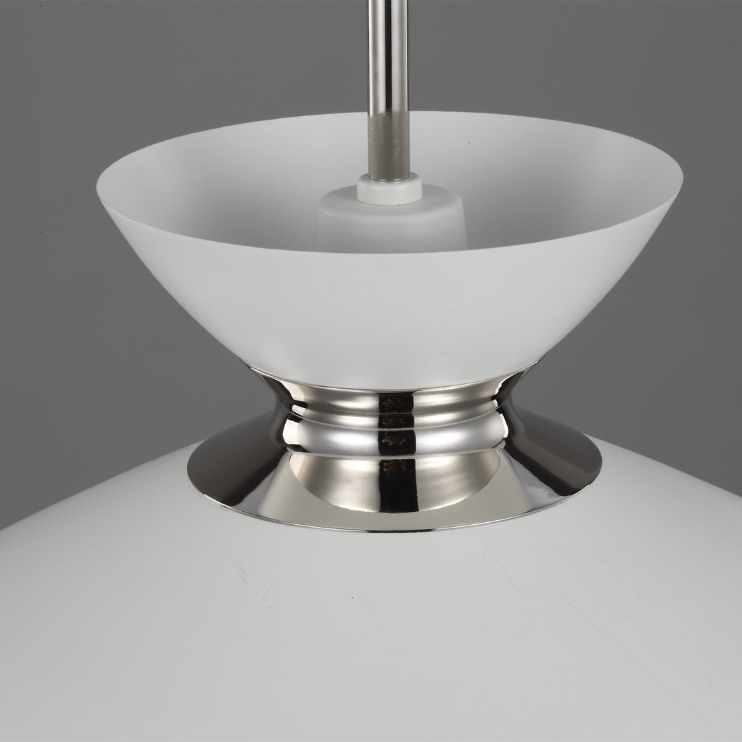 Visual Comfort Studio Heath EP1231MWTPN Pendant Light - Polished Nickel