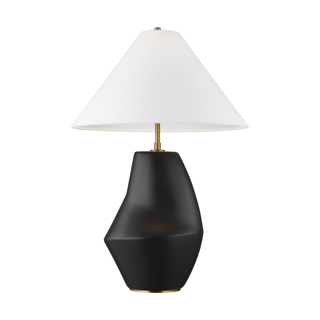 Visual Comfort Studio KT1221COL1 Contour One Light Table Lamp Lamp Black